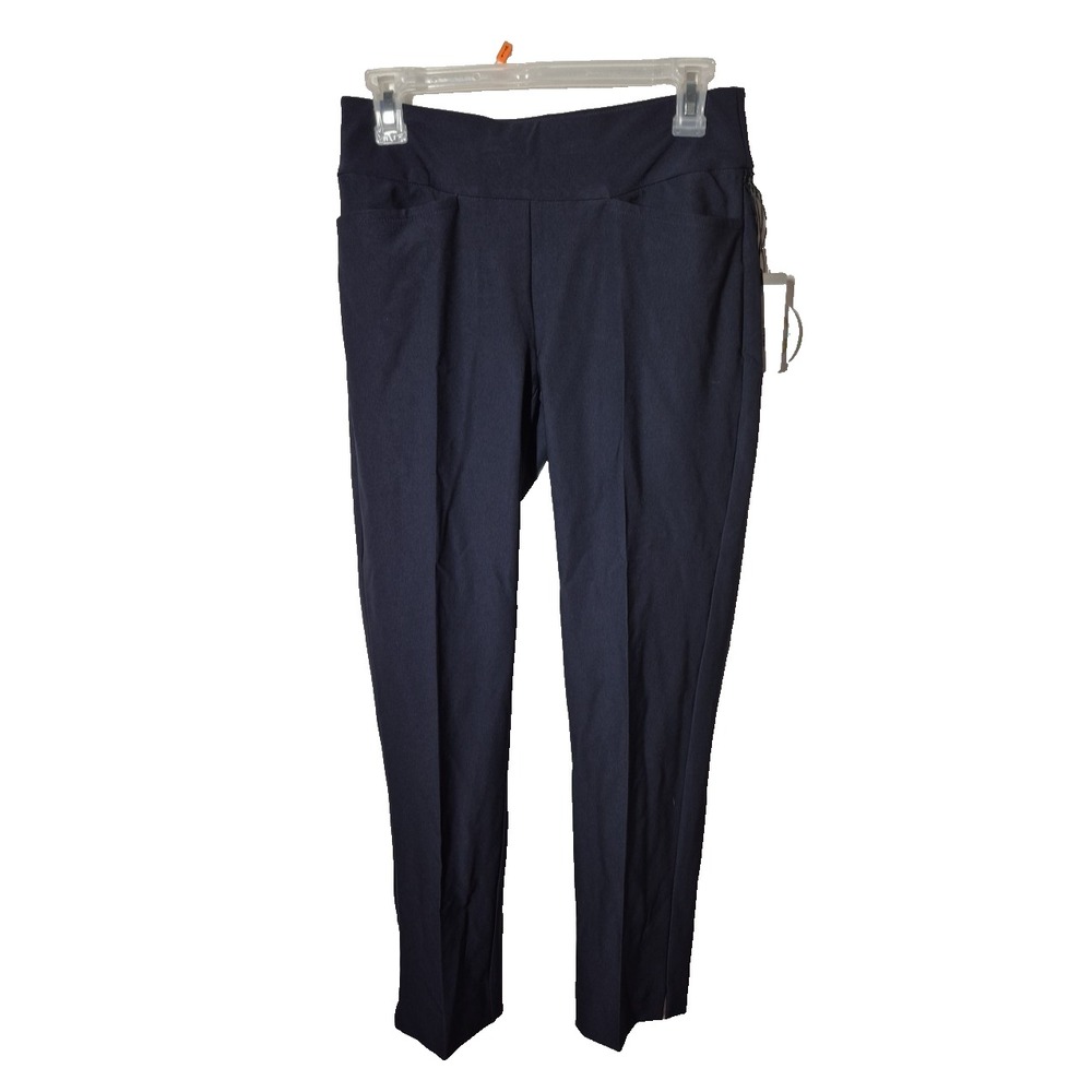 Tail Pants Womens 4 Navy White Label Aubrianna‎ Pull On Ankle NEW